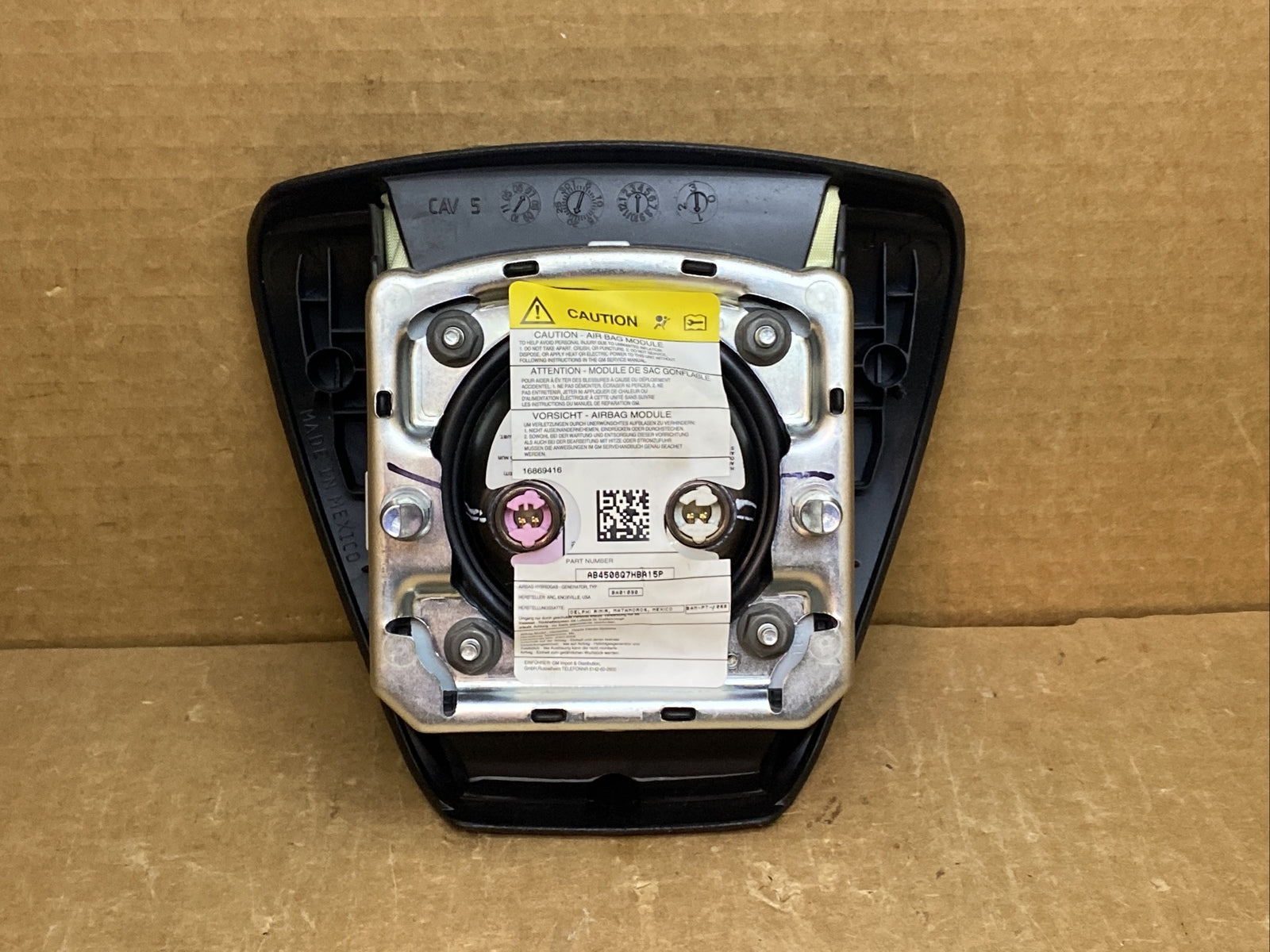 Silverado Suburban Tahoe Left Side Driver Steering Wheel Airbag Air Bag Black7
