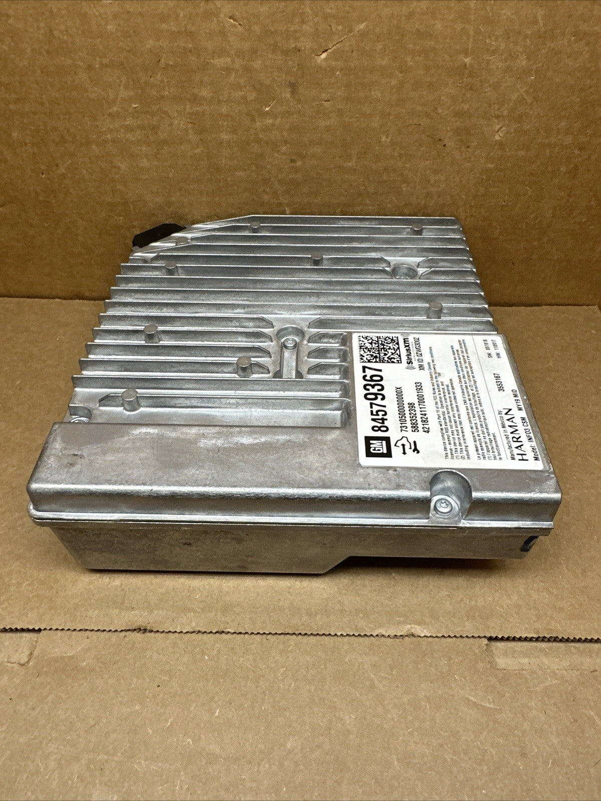 2019 GMC TERRAIN MULTIMEDIA BLUETOOTH RECEIVER CONTROL MODUL OEM 845793672