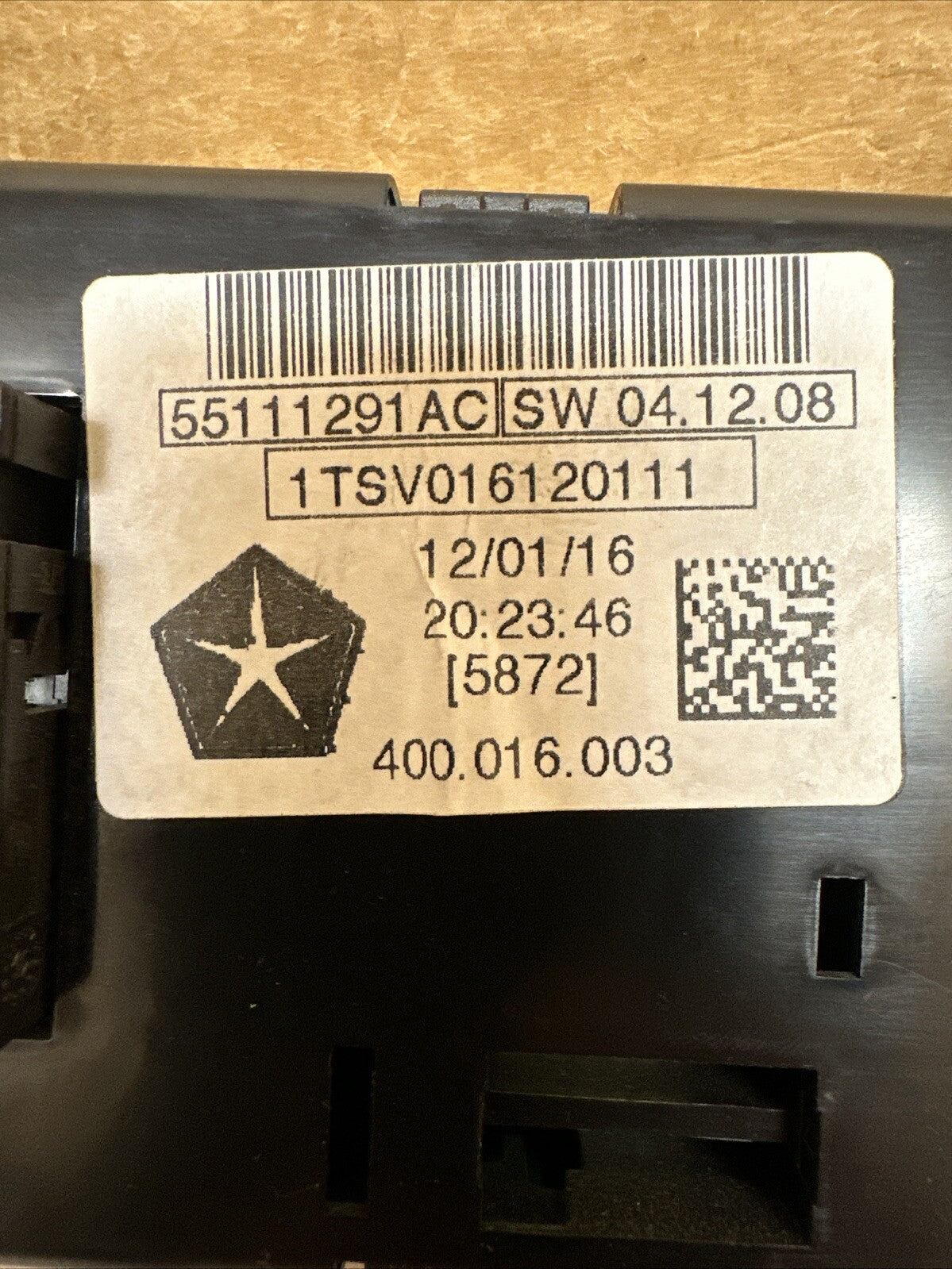 2011   2012 Dodge RAM AC Heater Climate Temperature Control 55111291AC OEM6