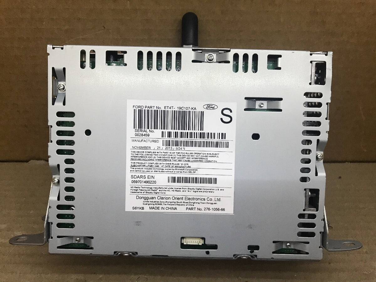 2014 Edge MKX OEM CD Player Satellite Radio Module ET4T 19C107 KA PU 3908L A6
