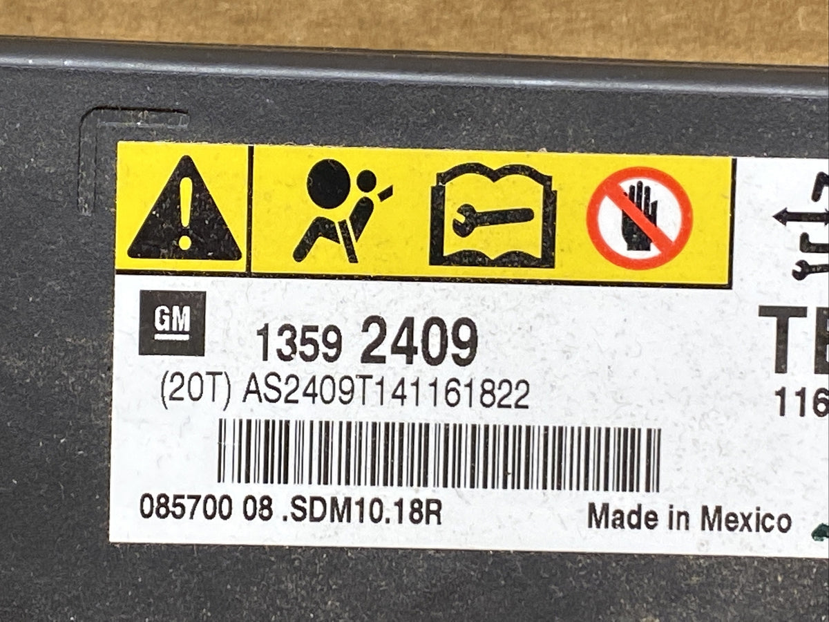 Chevrolet GM Buick Safety Control Module 135924091
