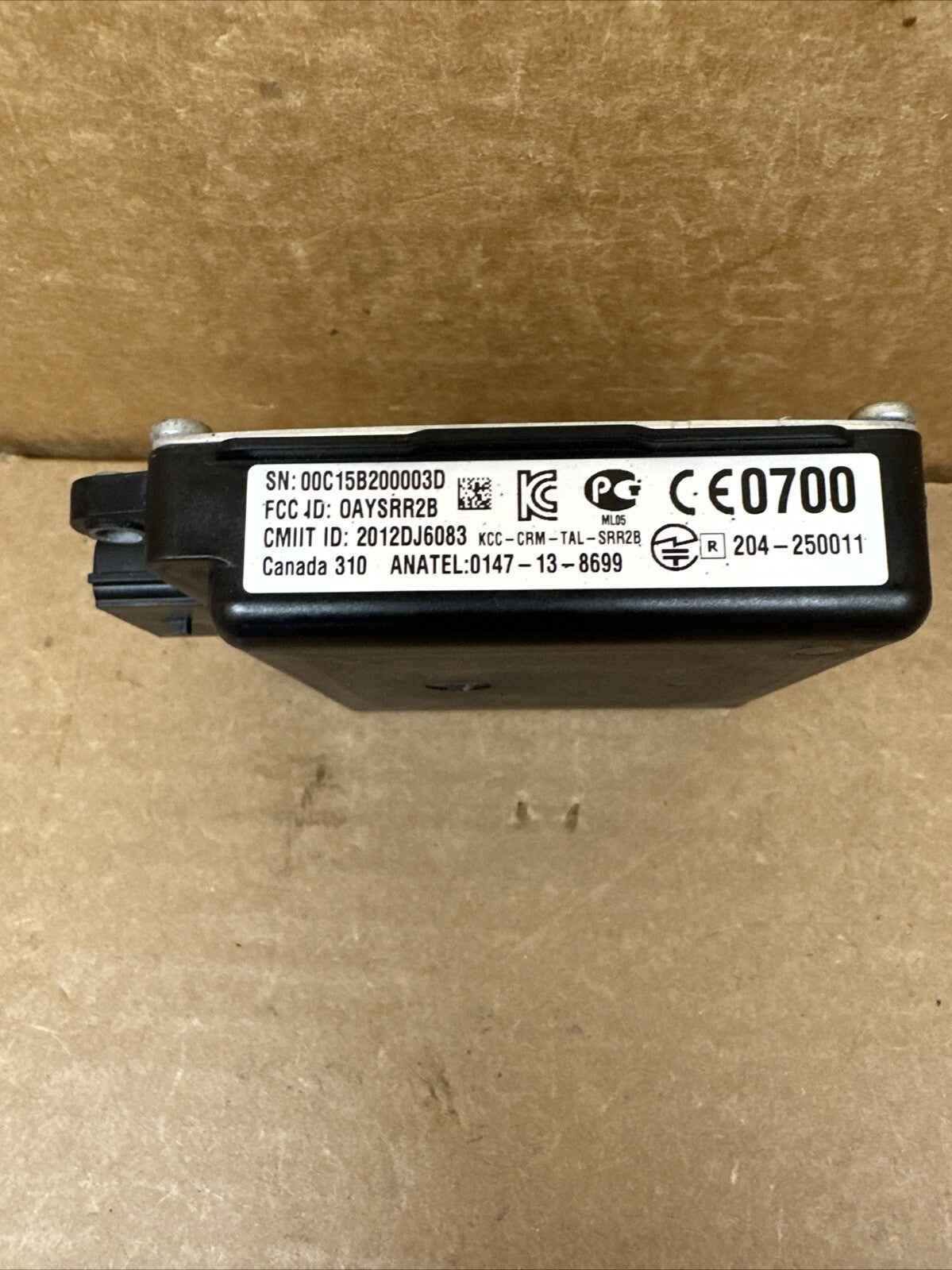 2016 2017 Ford Edge Rear Blind Spot Sensor Module FT4T14D453AD5