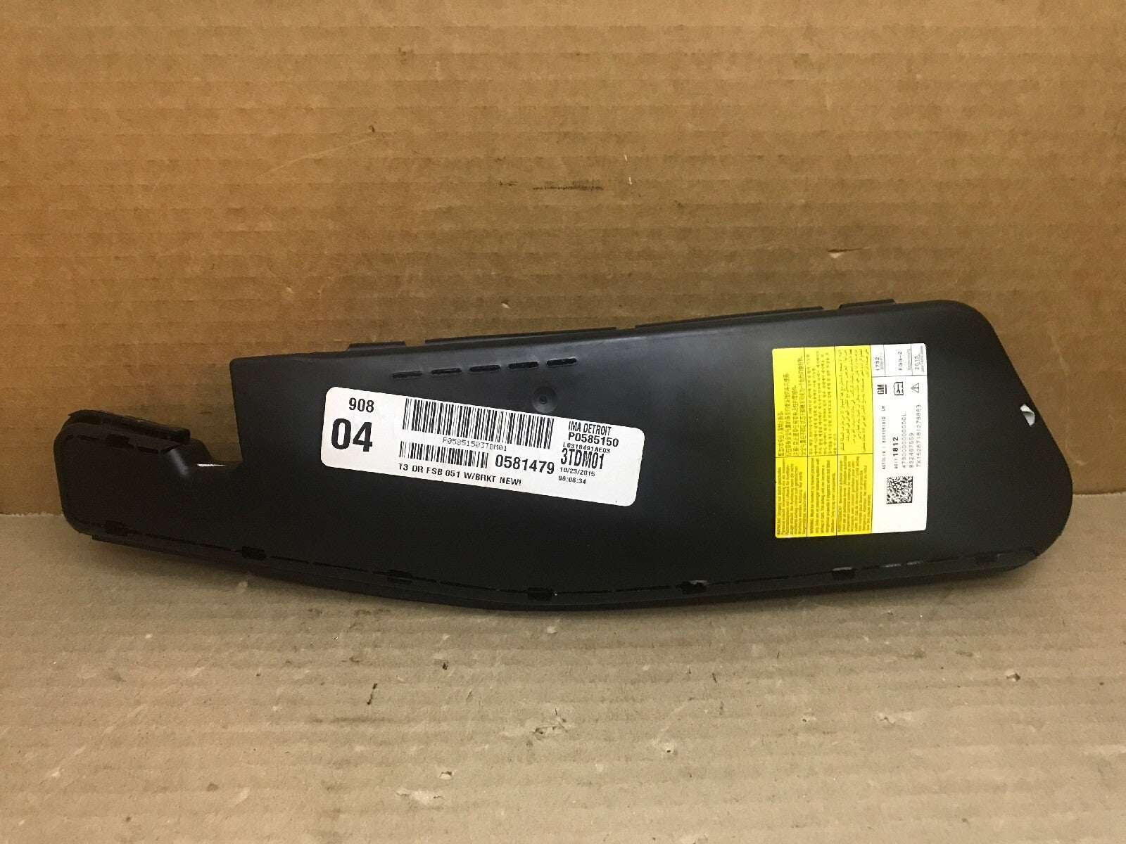 12 19 CHEVY SONIC FRONT LEFT SIDE DRIVER SEAT AIRBAG AIR BAG 951718120