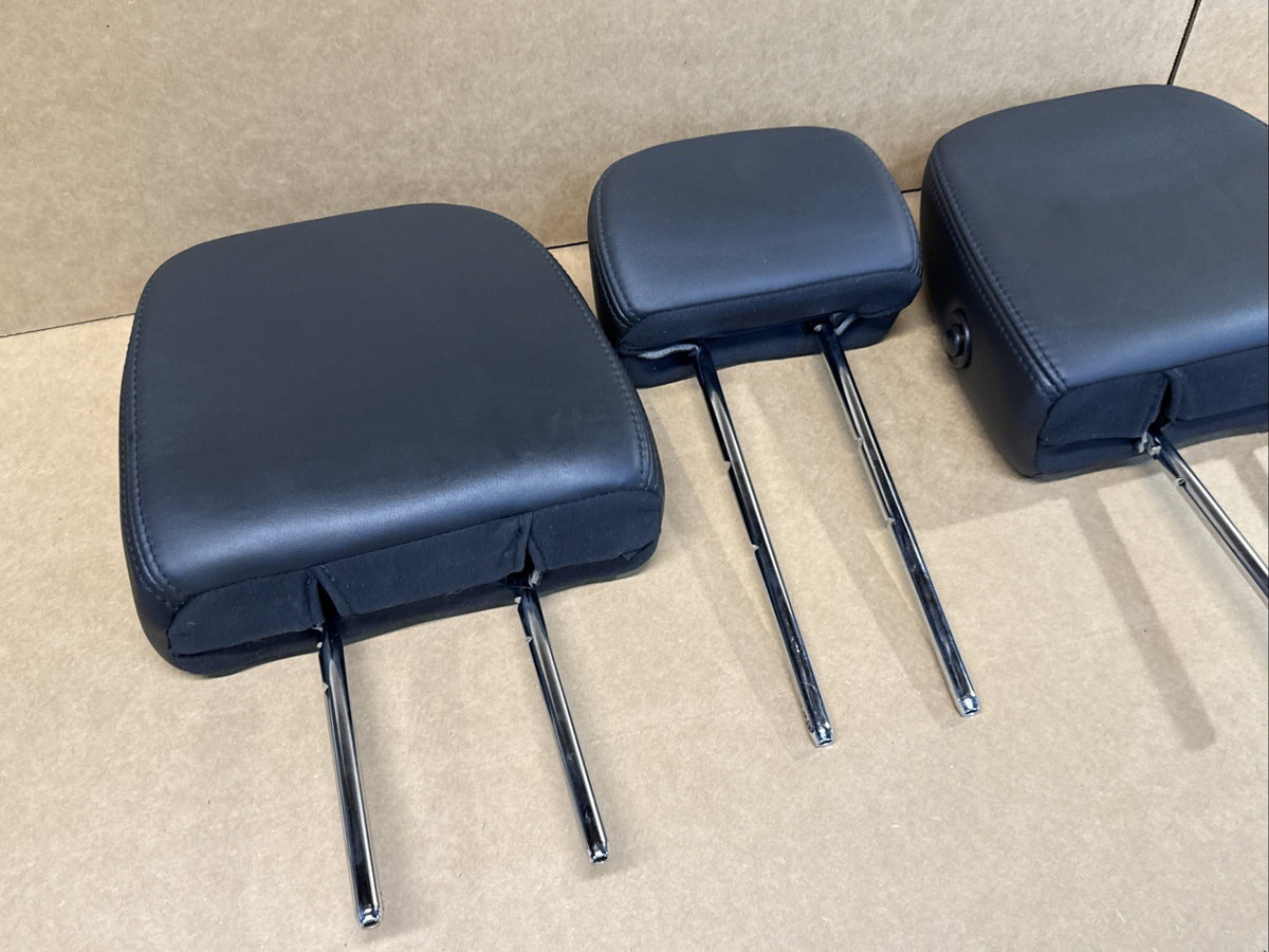 2011 2014 Ford F 150 F150 Back Rear Head Rest Headrest Black Leather Set of 38