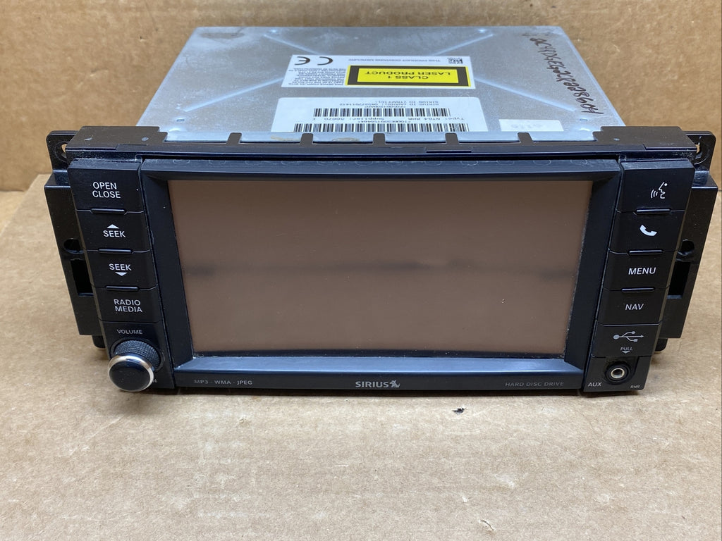 2012 Dodge Grand Caravan Navigation Radio Receiver Display OEM RHR P05091209AD2
