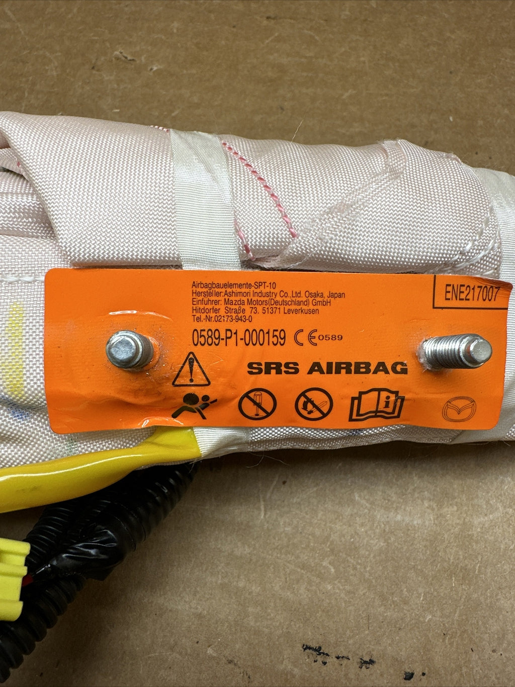 2013 2016 Mazda CX 5 CX5 CX 5 Front Right Side Passenger Seat Air Bag Airbag 6
