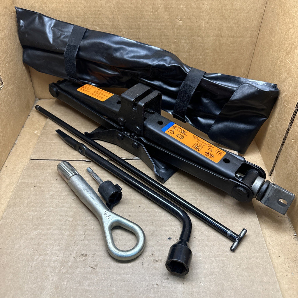 2014 2020 Nissan Pathfinder Spare Tire Scissor Jack Tools Set Kit Lug Wrench0