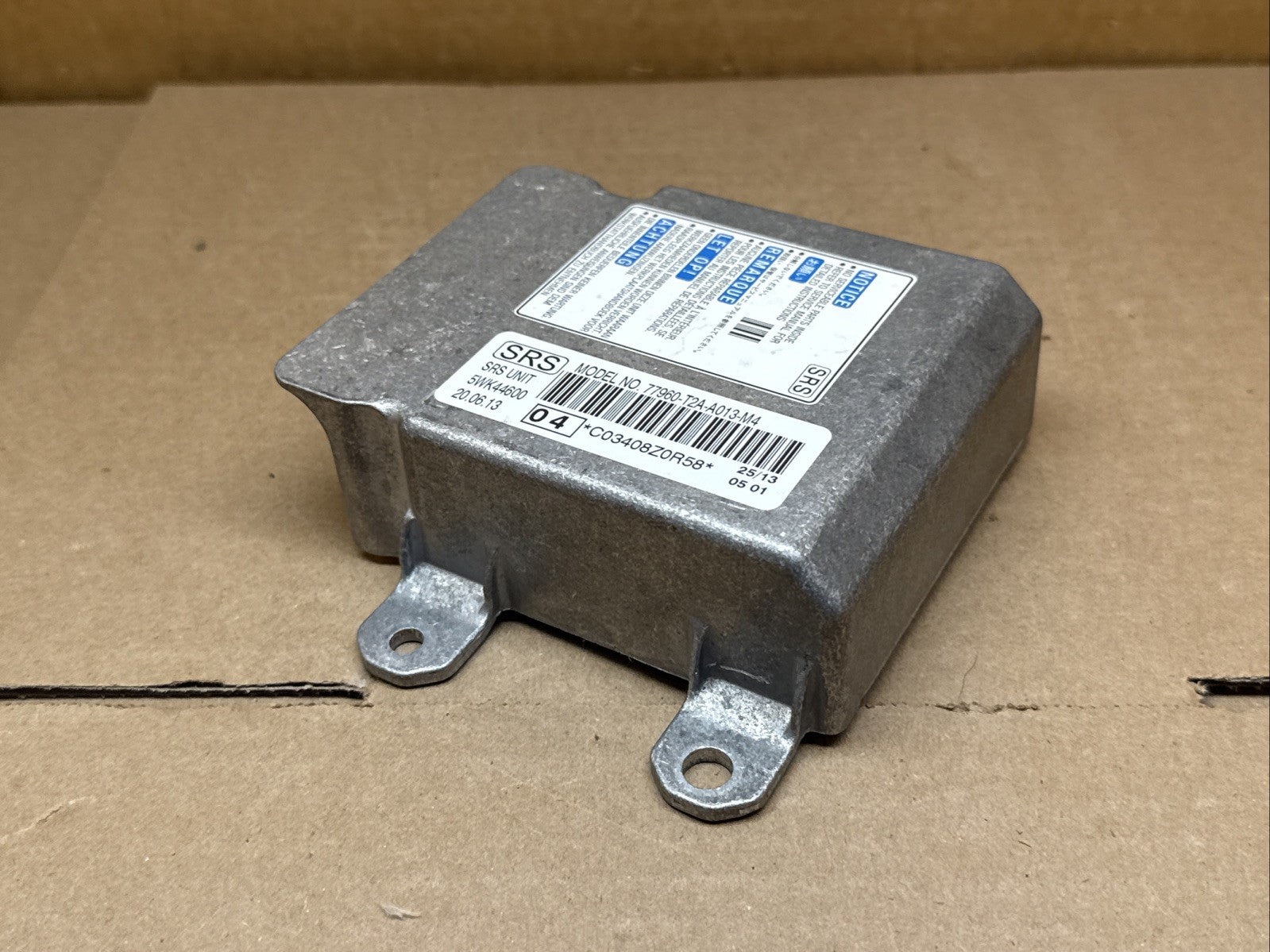 2013 2015 Honda Accord Air Bag Airbag Computer Control Module 77960 T2A A013 M45