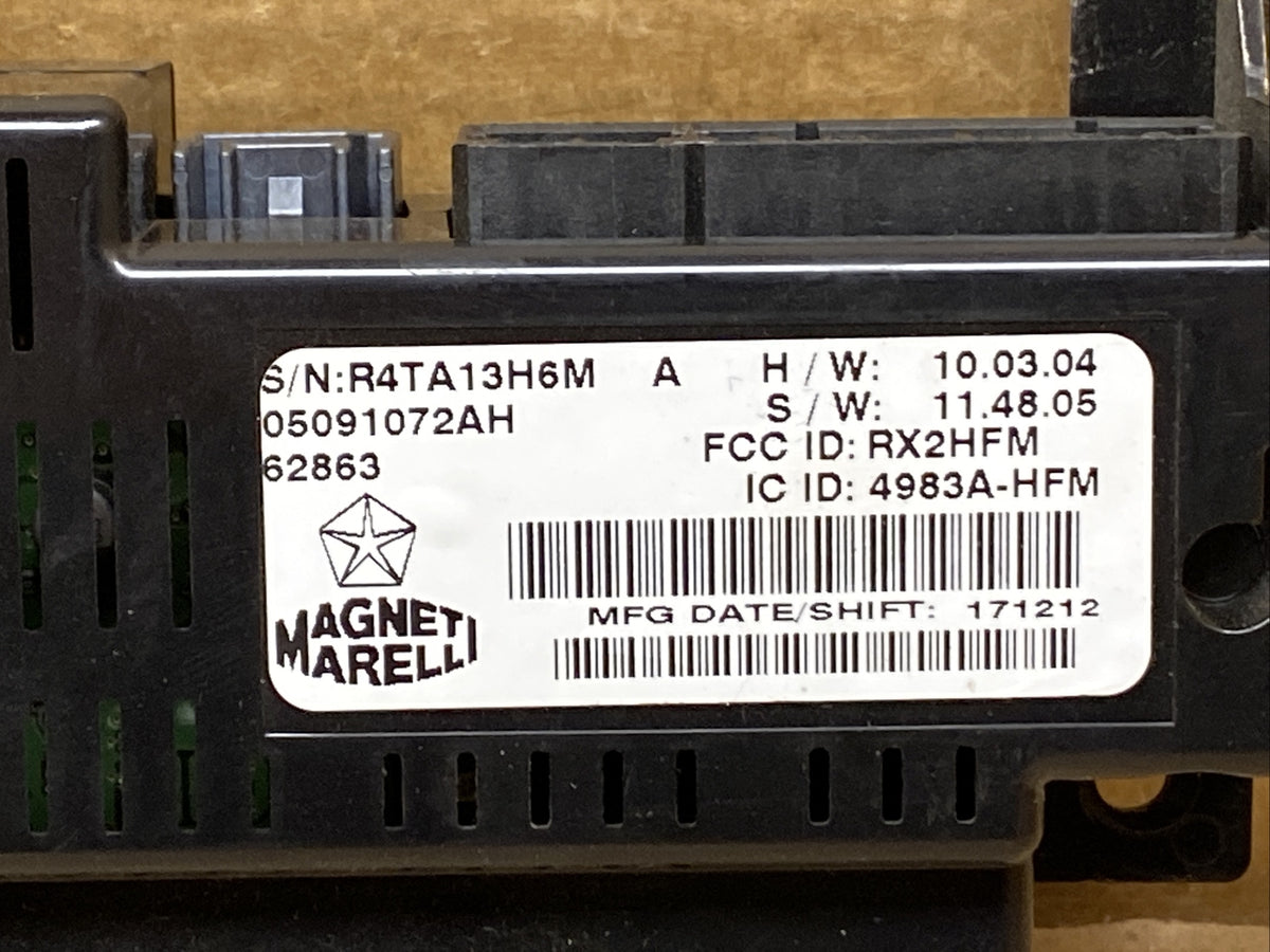 2011 2014 Charger Journey Chrysler 300 TelematicsBluetooth Module 05091072AH1