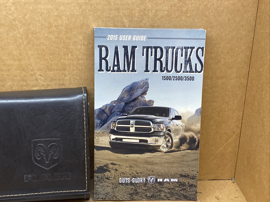 2015 Ram Trucks 1500 2500 3500 Owner's Owners Owner Manual Book Guide Set Case2