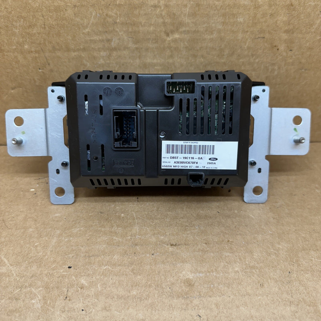 2012 2014 Ford Explorer Radio Dash Display Screen OEM DB5T 19C116 GA5