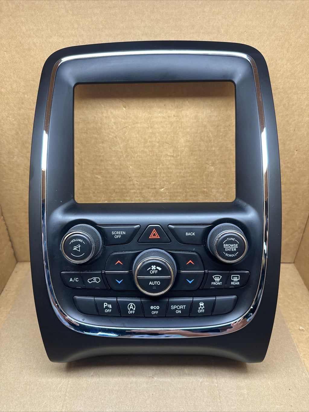 2016 2017 Dodge Durango Dash Heat AC Radio Climate Control Panel OEM 68253735AE0