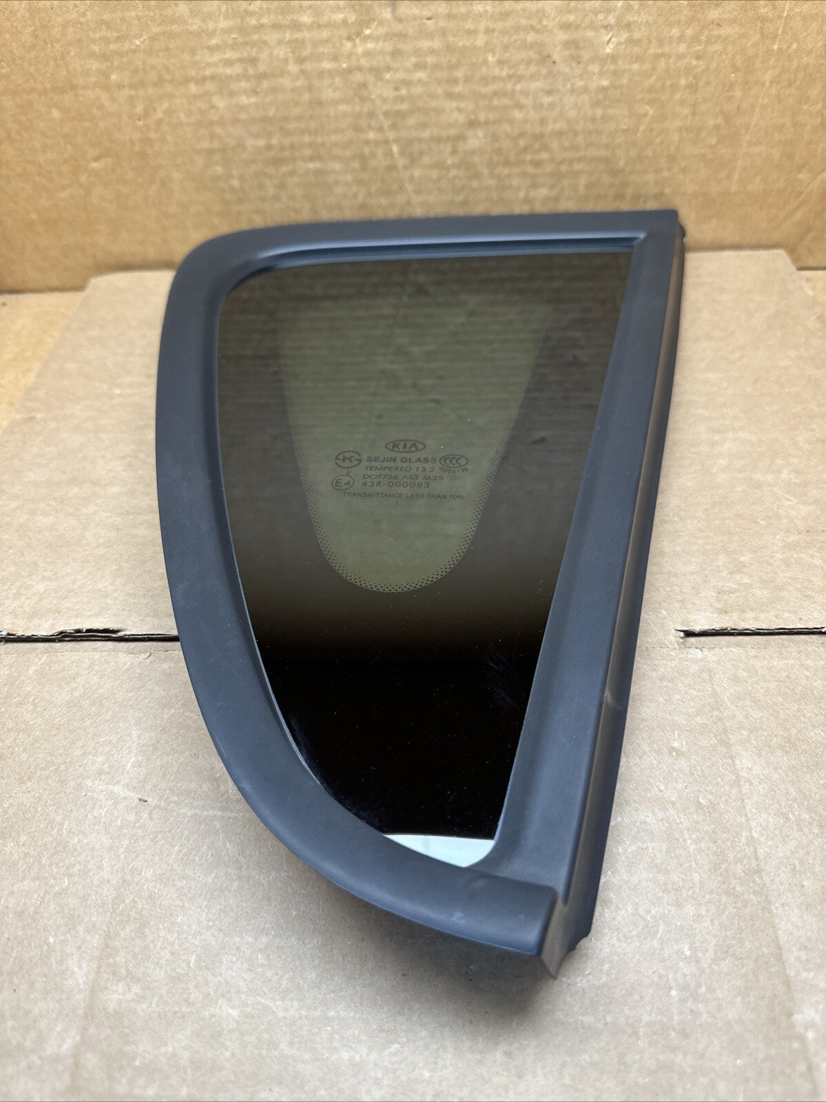 2010 2013 Kia Soul Rear Right Passenger Quarter Glass 87820 2K000 OEM0