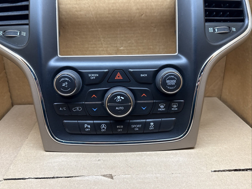 2016 2017 Jeep Grand Cherokee Temp Temperature Control Radio Bezel 68254006AE3