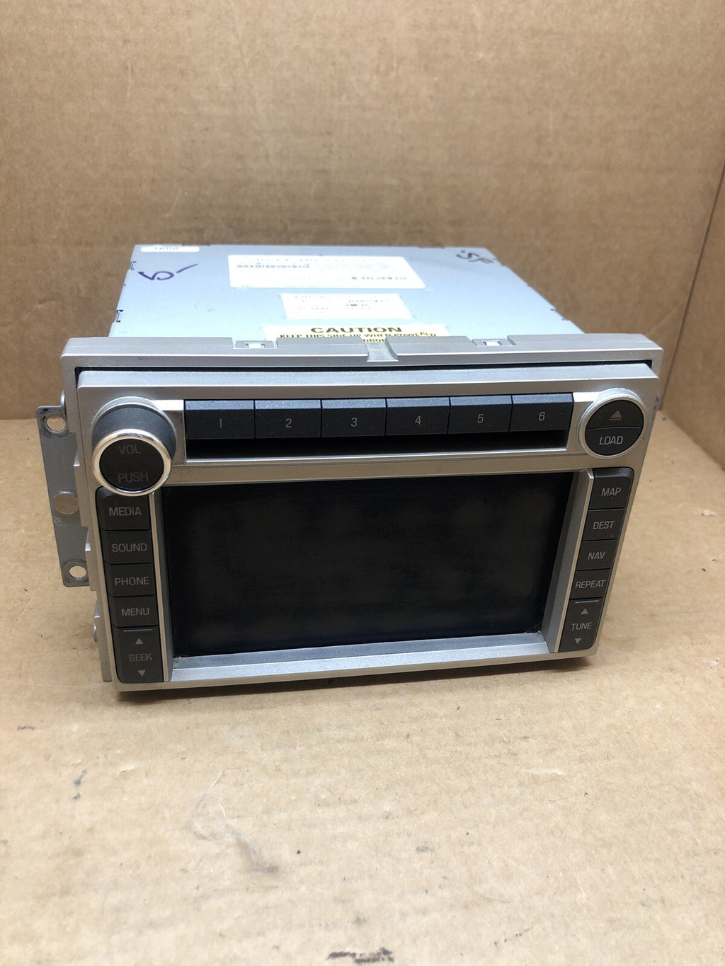 2008 Lincoln MKX AM FM 6CD Navigation Radio Player Display Screen 8A1T 18K931 CA0