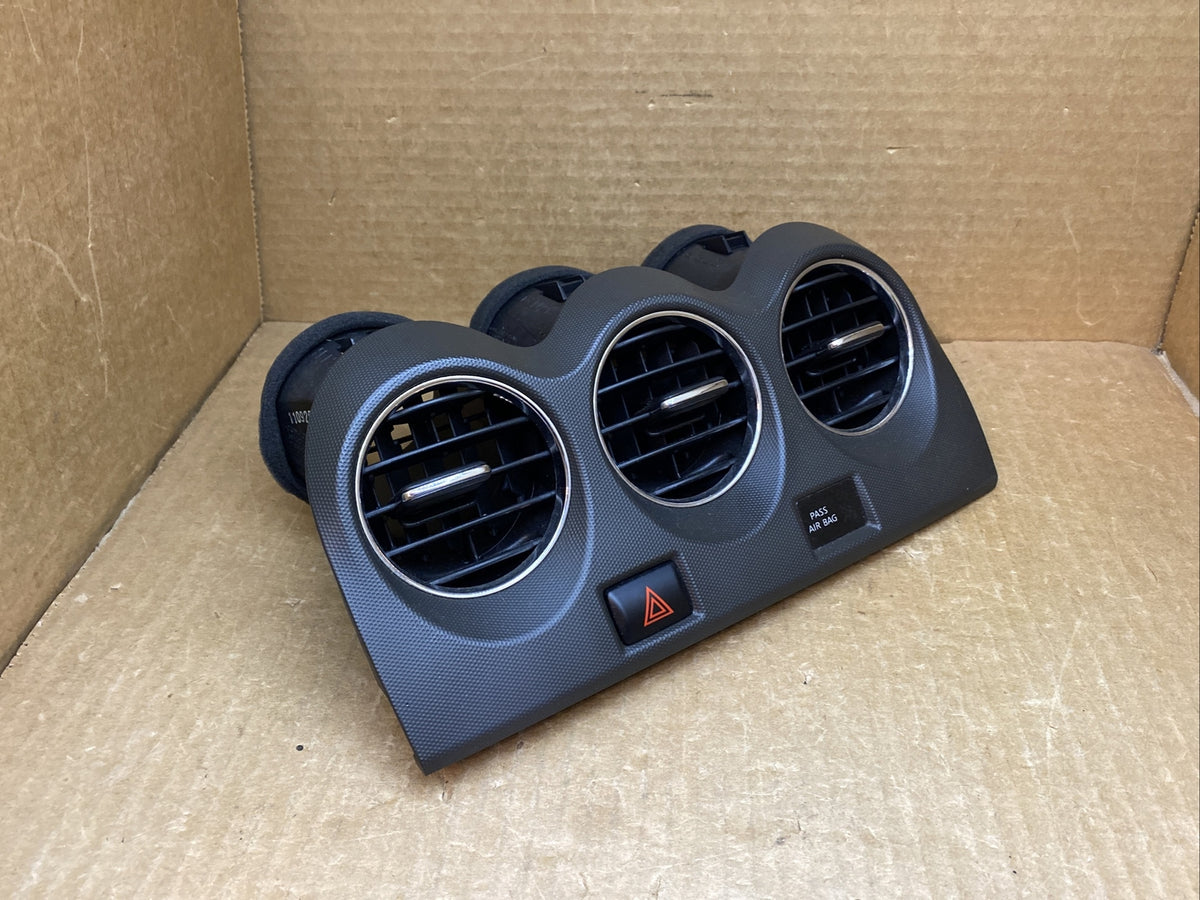 2007 2012 Nissan Altima Center Dash Three Air Vent Hazard Switch Insert Brown5