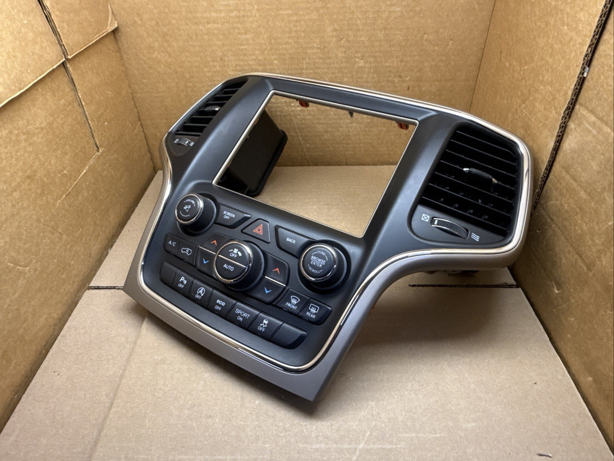 2016 2017 Jeep Grand Cherokee Temp Temperature Control Radio Bezel 68254006AE7