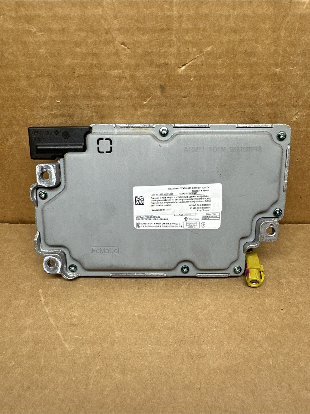 2018 2019 Ford F150 F 150 Radio Sync 3 Module JS7T 14G370 GJF JS7T 14G371 BDC2