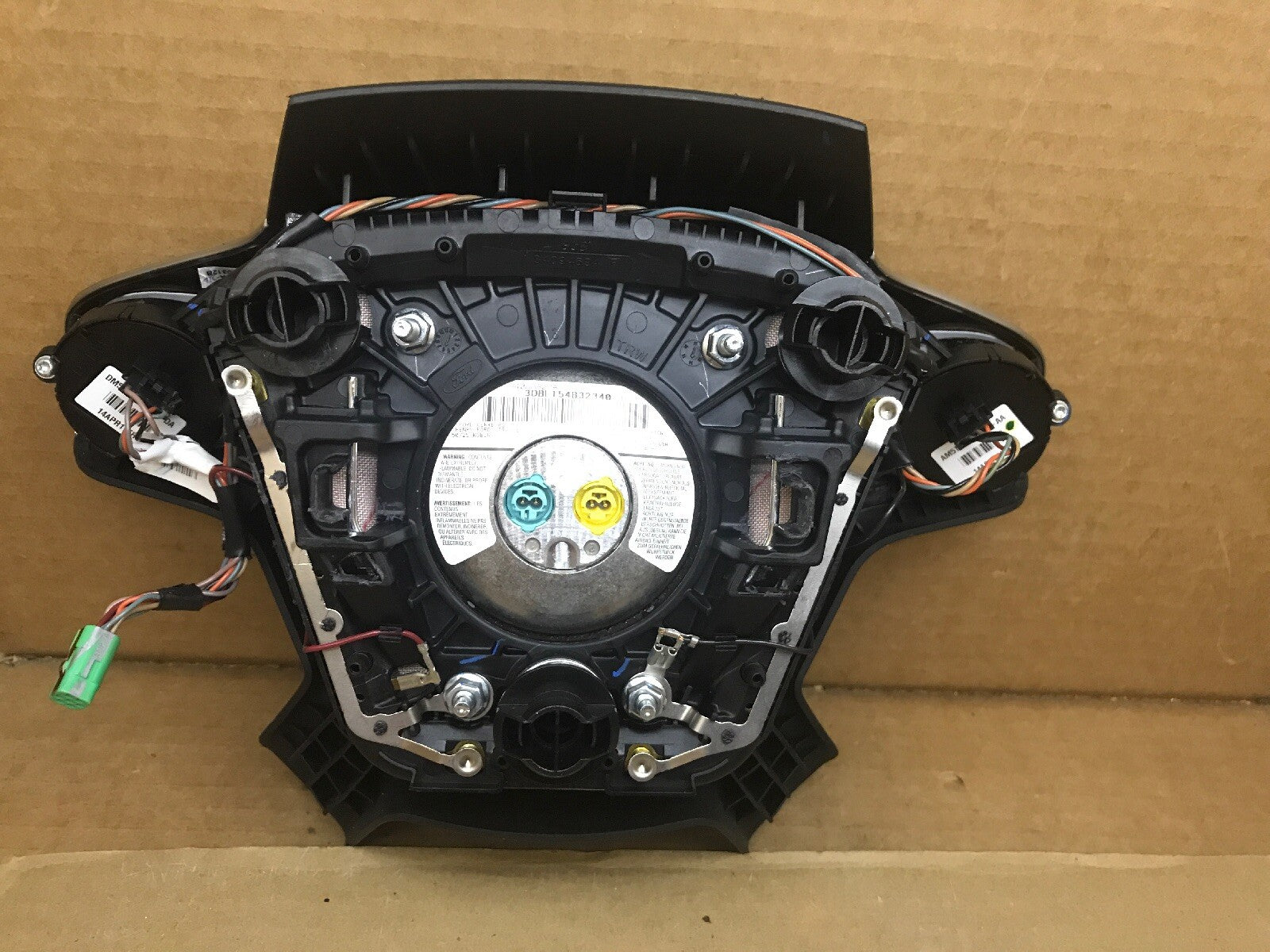 12 14 FORD FOCUS LEFT DRIVER SIDE STEERING WHEEL AIR BAG AIRBAG SYNC CRUISE 7