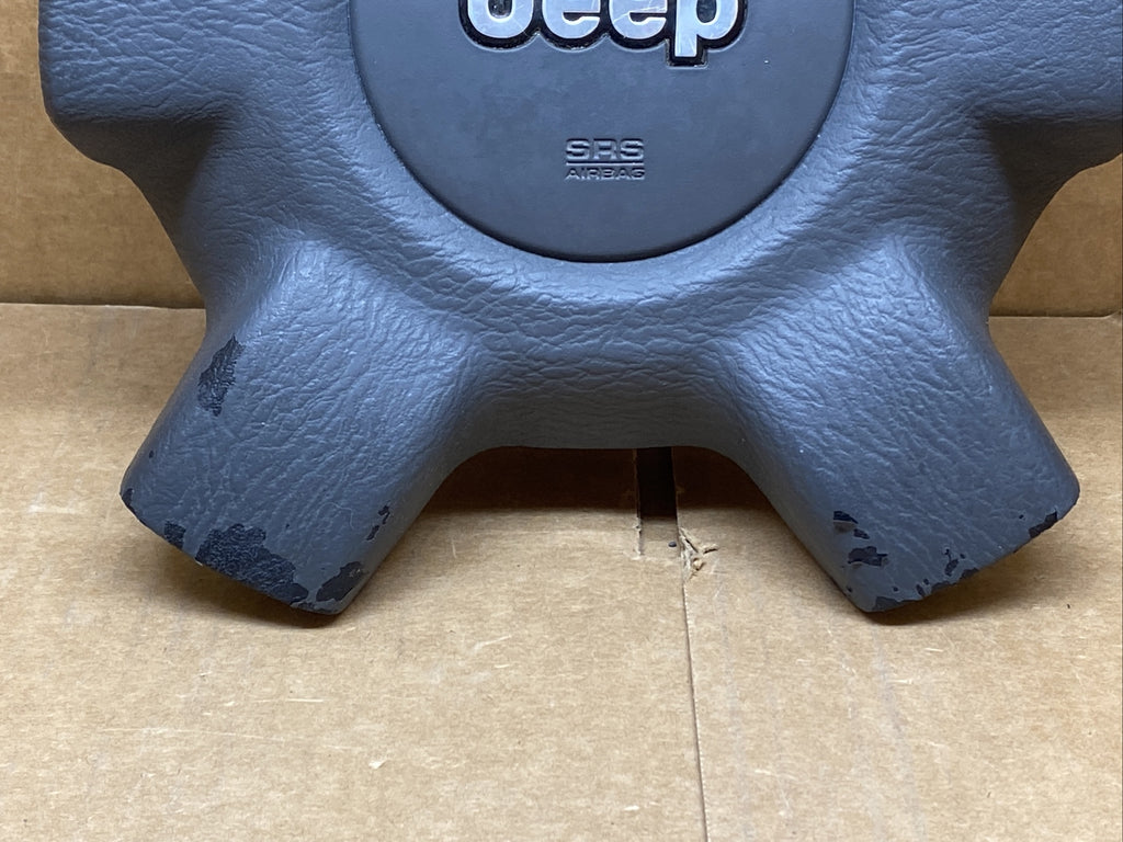05 07 Jeep Liberty Front Left Driver Side Steering Wheel Air Bag Airbag Gray D56