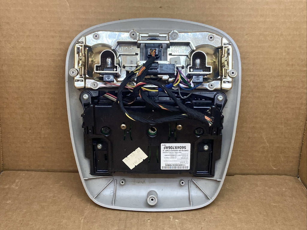 2002 2005 Dodge Ram Overhead Console Dome Map Lights Digital Display 56049706AF4