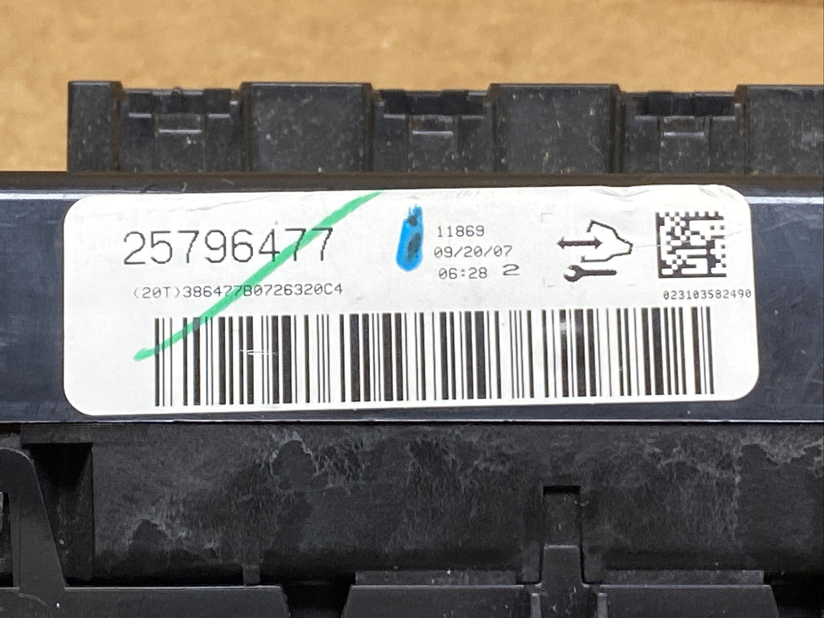 2007 2009 Silverado Sierra Manual Climate Temperature Temp Control OEM 257964777