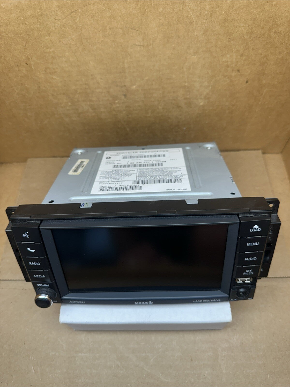 Jeep Dodge Chrysler Touchscreen Radio RBZ P05091170AC 05091170AC3