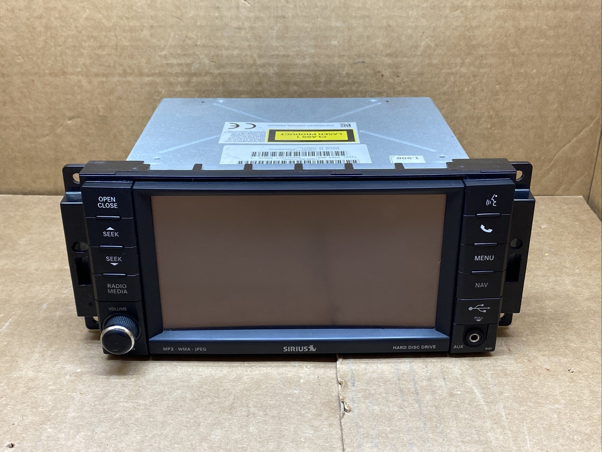 Jeep Dodge Chrysler Touchscreen Radio DVD Player RHR P05064821AE 05064821AE0