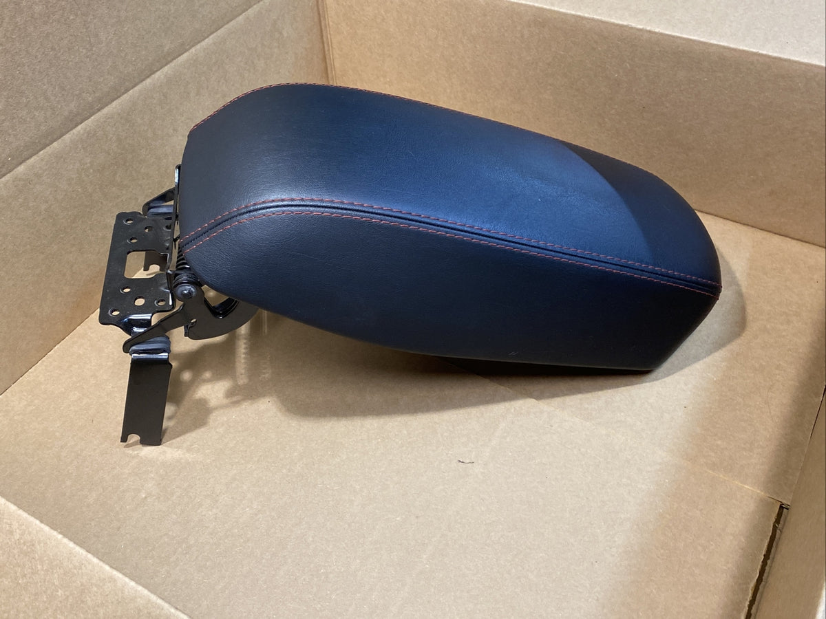 2014 2020 Jeep Cherokee Center Console Arm Rest Armrest Lid Top Black Red Stitch5