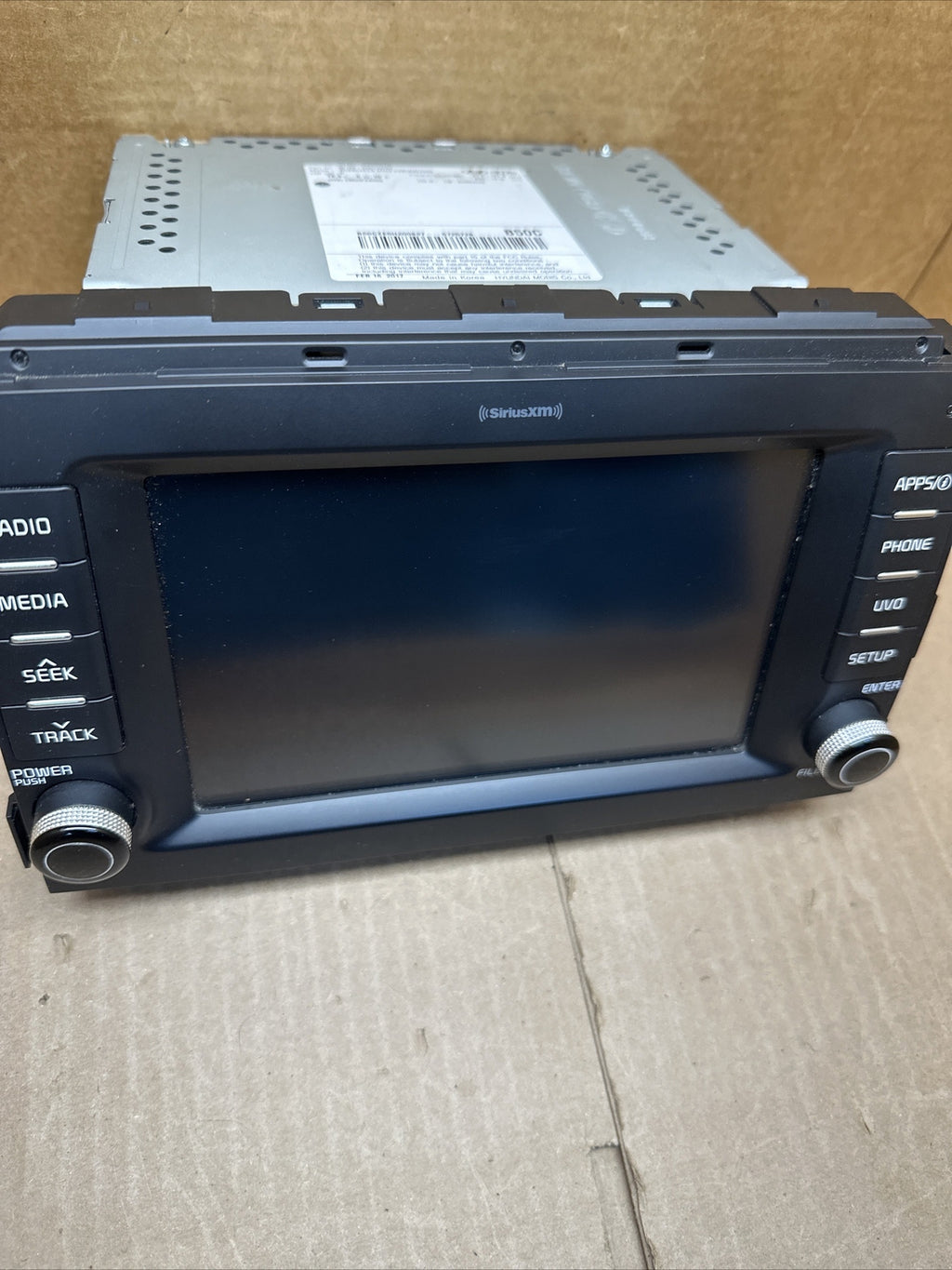 2017 2018 Kia Sedona Dash Radio Display Screen 96160 A9500WAC3