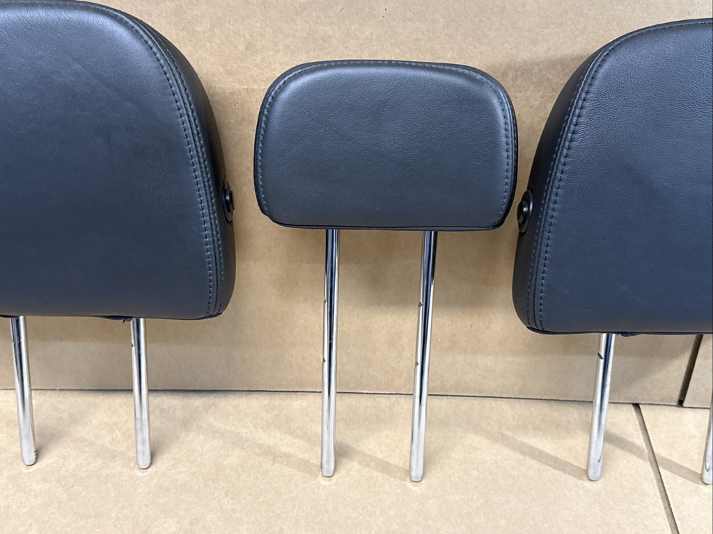 2011 2014 Ford F 150 F150 Back Rear Head Rest Headrest Black Leather Set of 32