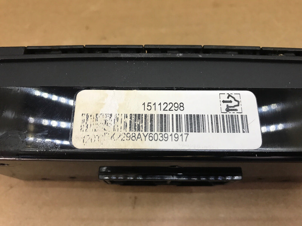 07 14 TAHOE YUKON TRAVERSE ENCLAVE Rear Temp Temperature Control 151122983