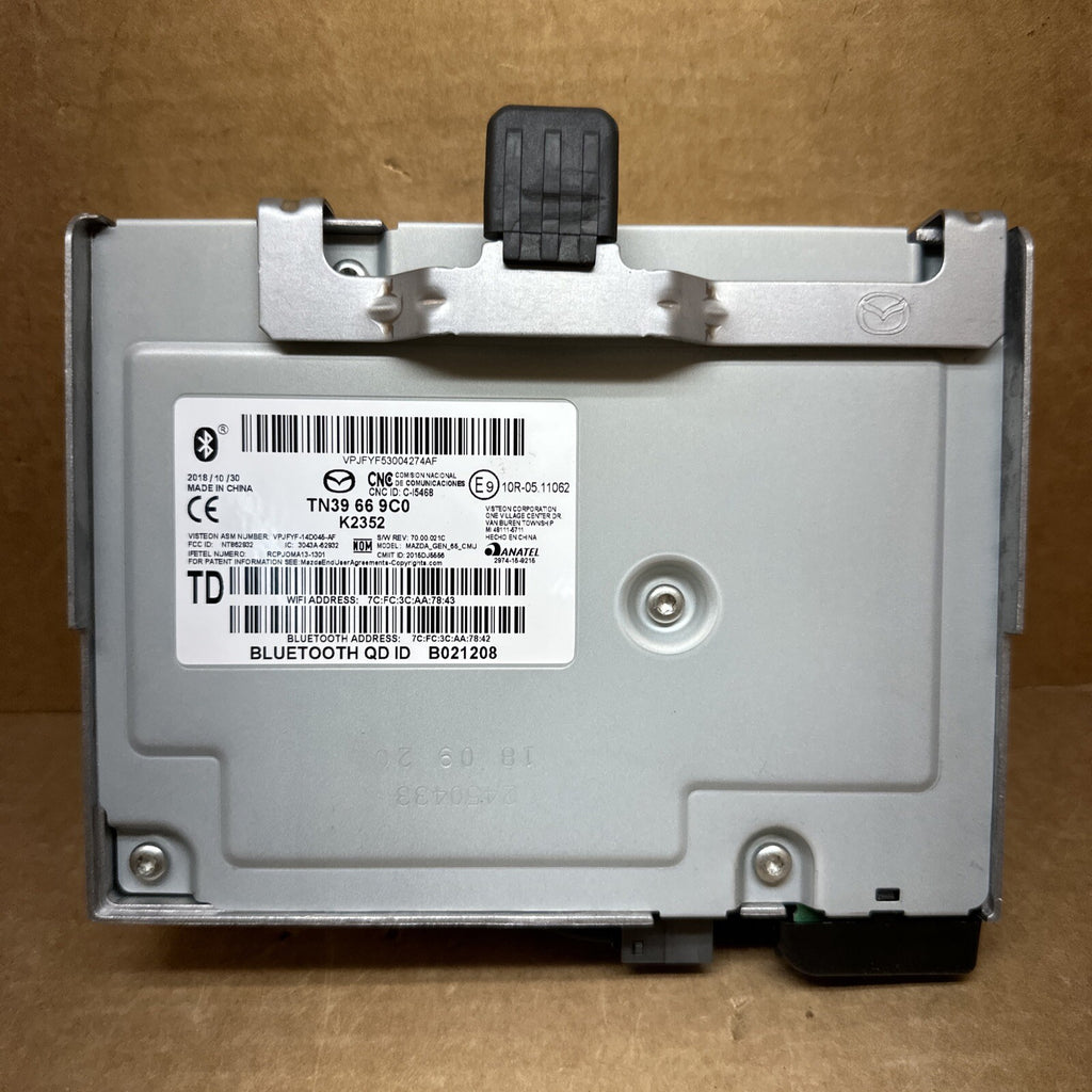 2019 CX 3 CX9 2018 Mazda 6 Bluetooth Radio Receiver Module OEM TN39 66 9C03