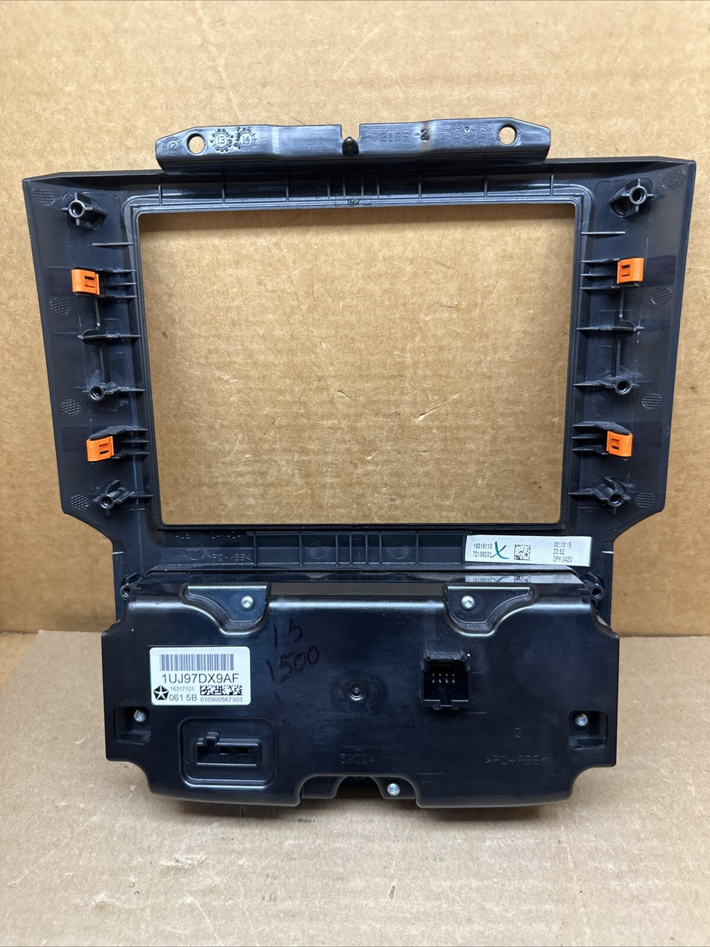 2013 2018 Dodge Ram 1500 Heater AC Climate Temperature Control Unit 1UJ97DX9AF5
