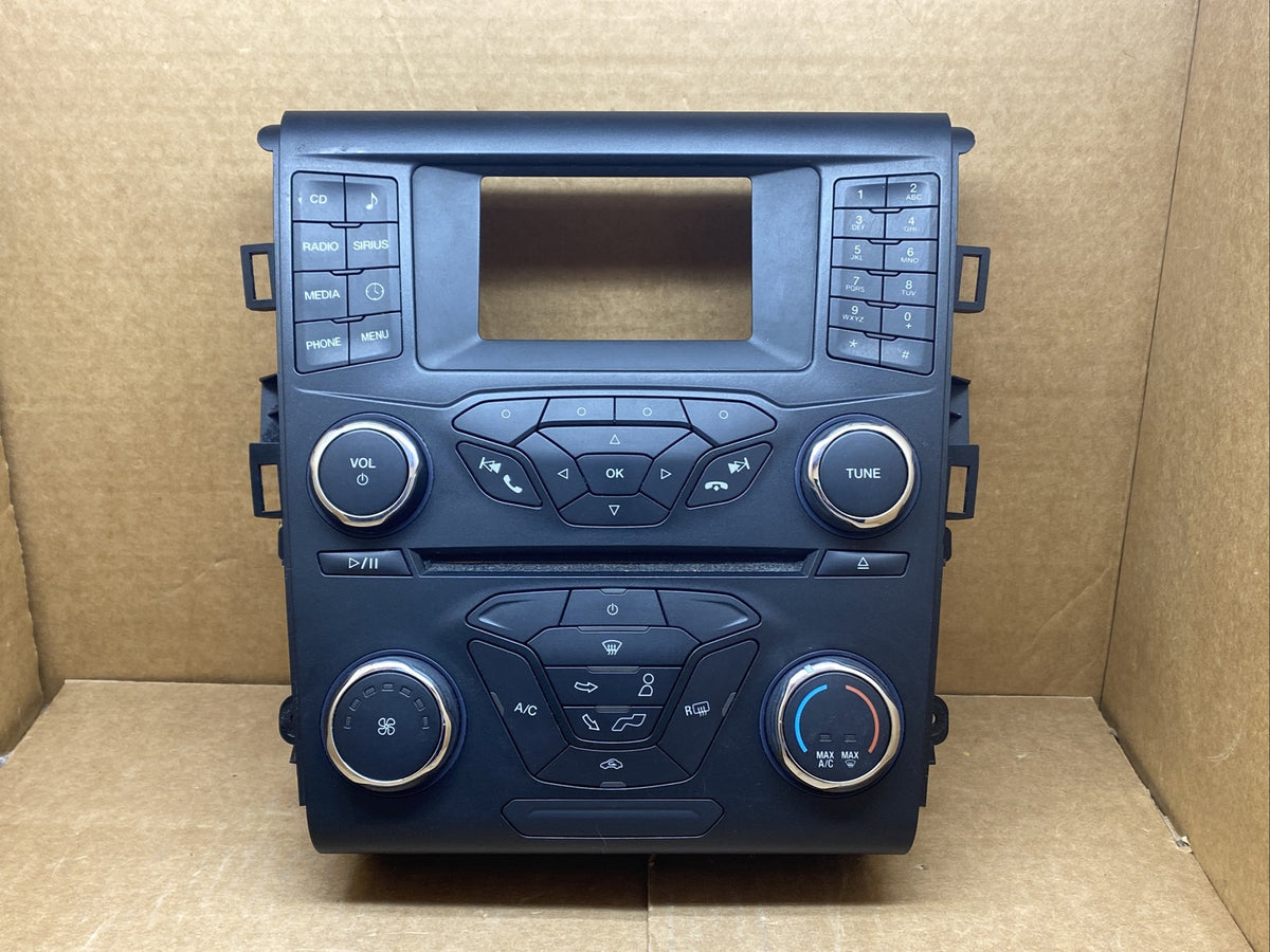 2013 Fusion Temp Temperature Climate Radio Control Bezel Panel DS7T 18E243 ER0