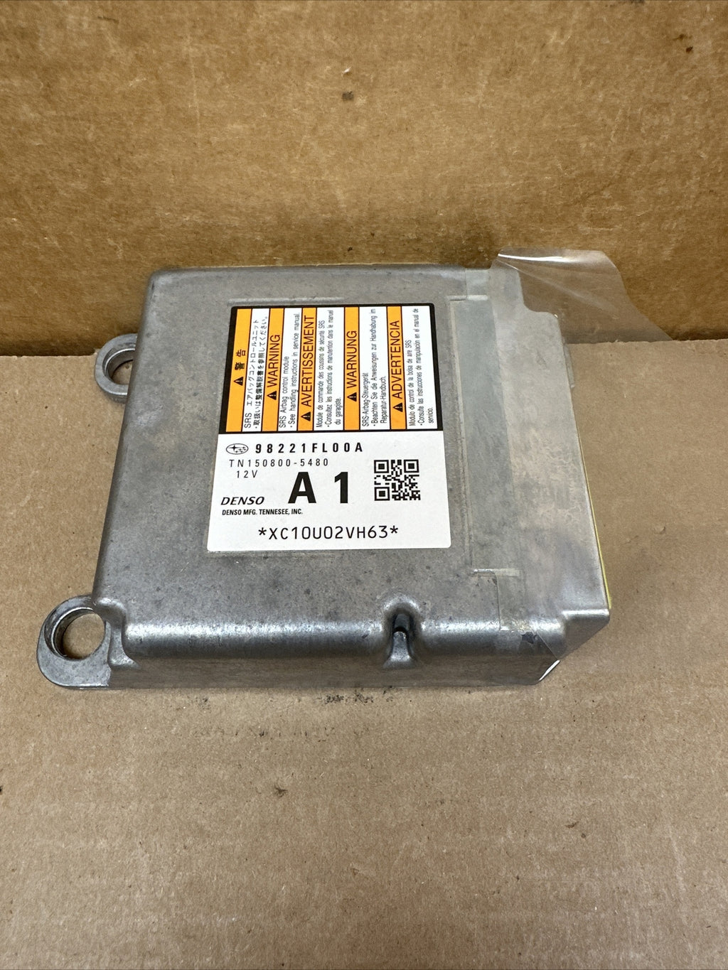 2017 Subaru Impreza SRS Air Bag Airbag Control Module 98221FL00A7