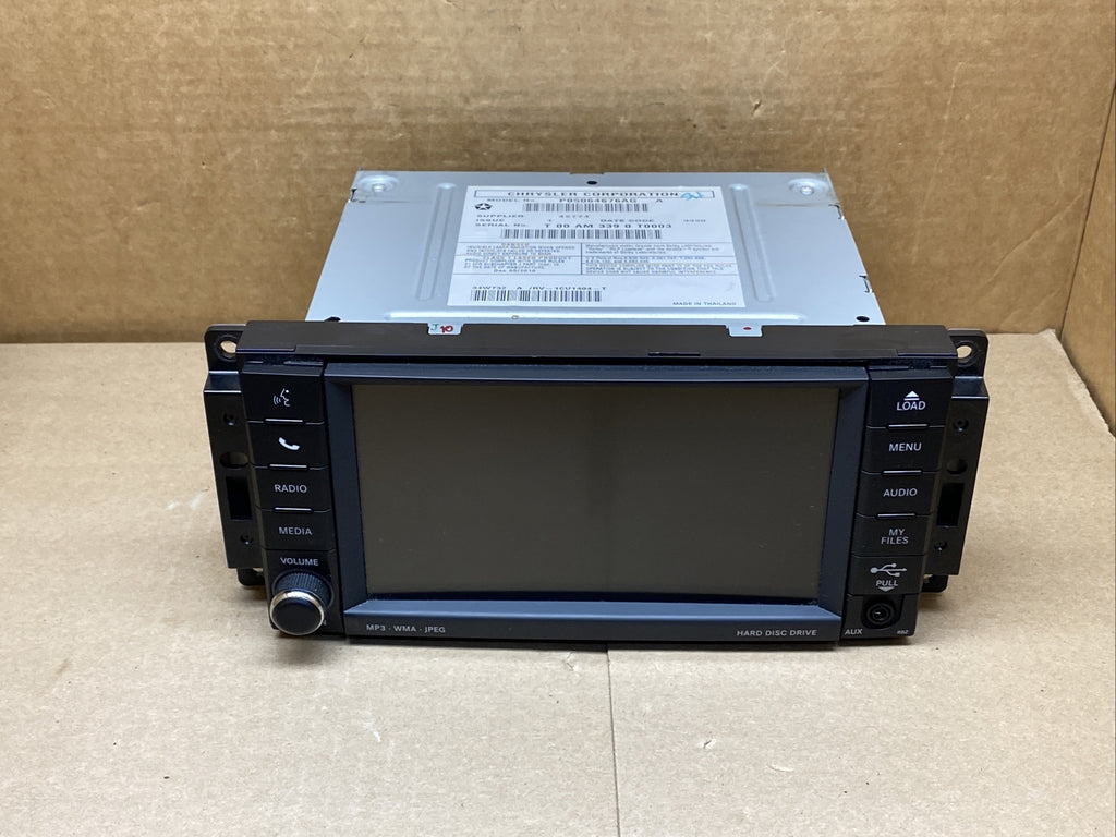 Jeep Dodge Chrysler RBZ MyGIG Touchscreen Radio P05064676AG 05064676AG0
