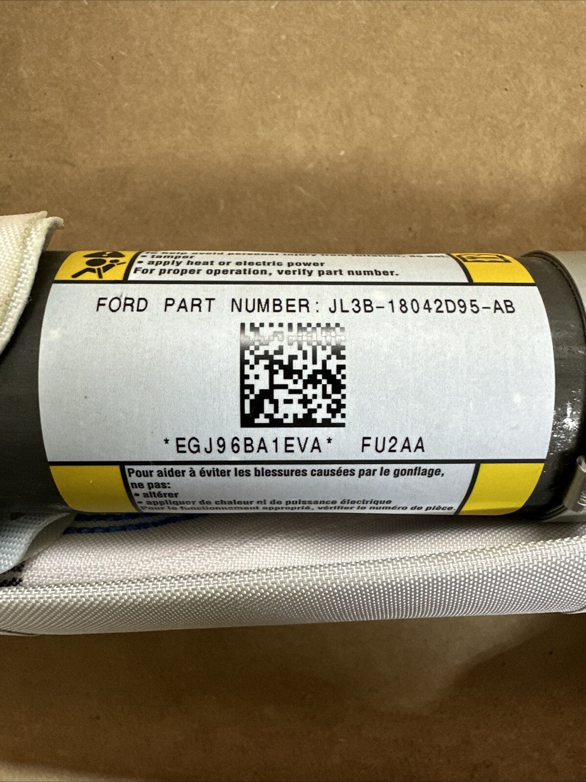 2015 2025 F150 F 150 EXT Cab Left Side Driver Upper Curtain Roof Air Bag Airbag2