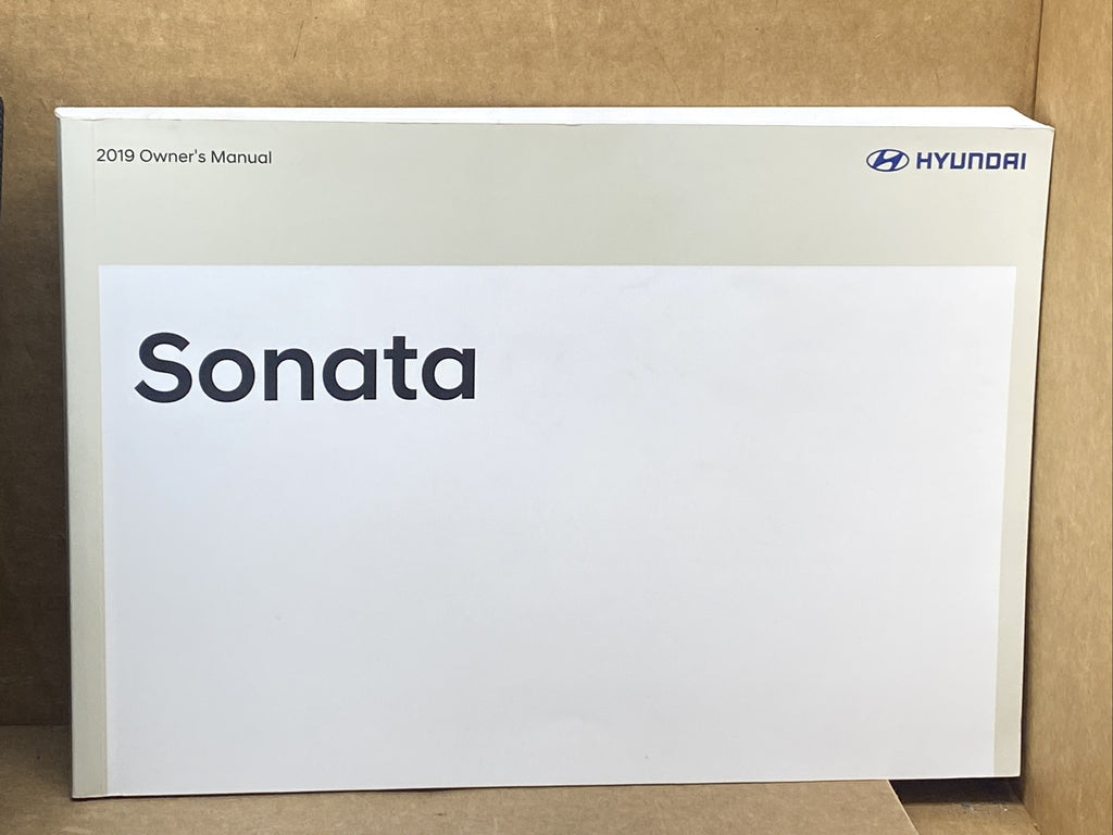 2019 Hyundai Sonata Owner's Owners Owner Manual Book Guide Set Case OEM2