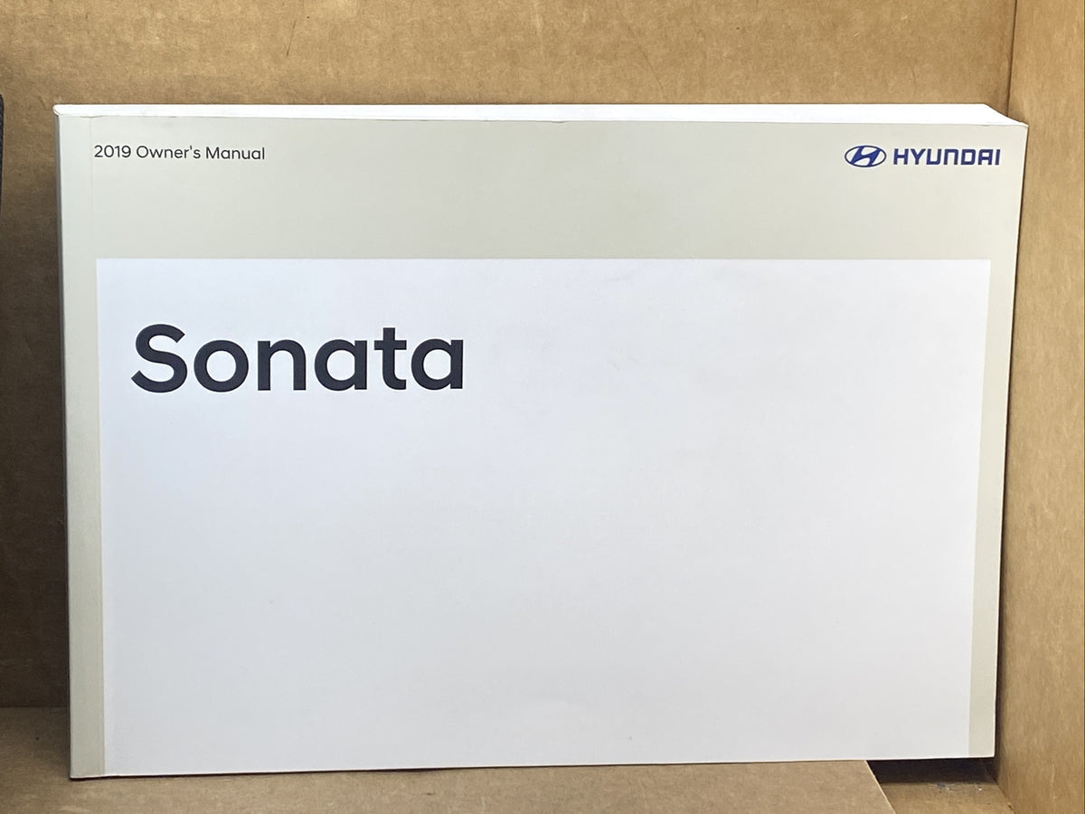 2019 Hyundai Sonata Owner's Owners Owner Manual Book Guide Set Case OEM2