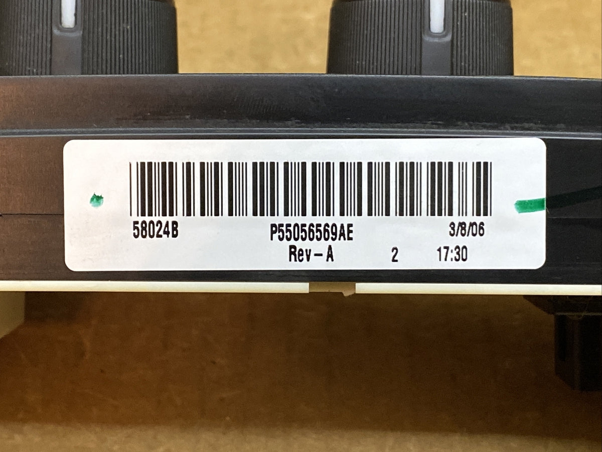06 08 Dodge Ram Temp Temperature Climate Control Switches Dials P55056569AE5