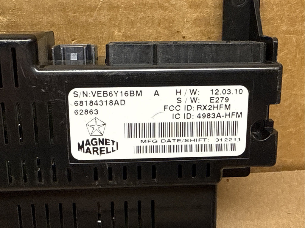 2013 Dodge Dart Telematic Control Module 8.4" Screen 68184318AD1
