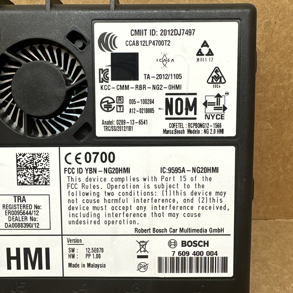 2014 GM HMI Human Machine Interface NG 2.0 Control Module 231743912
