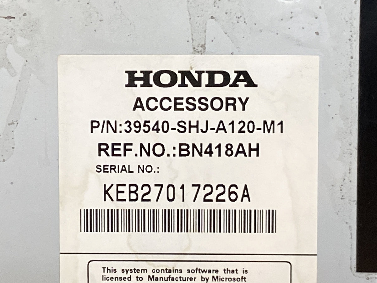 05 10 Honda Odyssey GPS Navigation DVD Map Drive With Code 39540 SHJ A120 M16