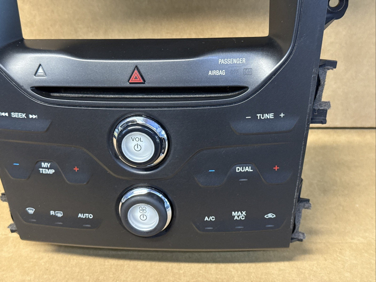 2014 2015 Ford Explorer 8" Radio Climate Control Panel Bezel EB5T 18A802 EC5