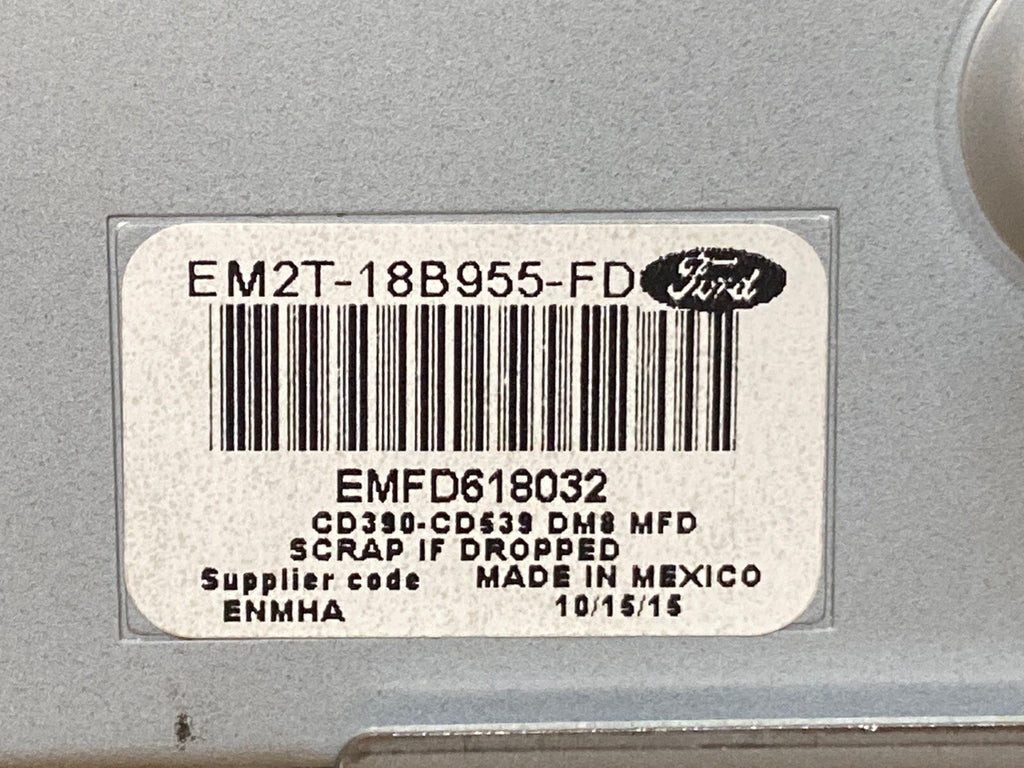 15 18 Ford Edge Radio Display Screen Front Center Dash 8.0" EM2T 18B955 FD5