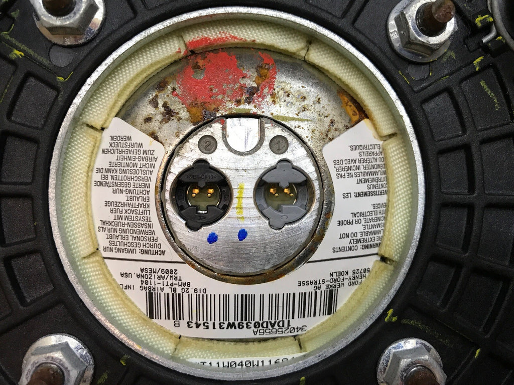 2008 2011 Ford Focus Left Driver Side Steering Wheel Airbag Air Bag Gray Trim FS5