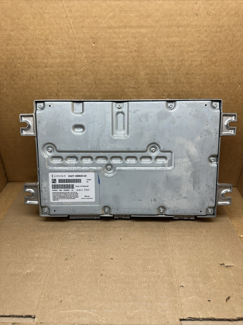 2013 2016 Lincoln MKS Radio Amp Amplifier Audio Stereo DA5T 18B849 AD6