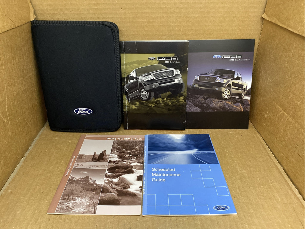 2008 08 Ford F150 F 150 Owner's Owners Owner Manual Book Guide Set Case OEM0