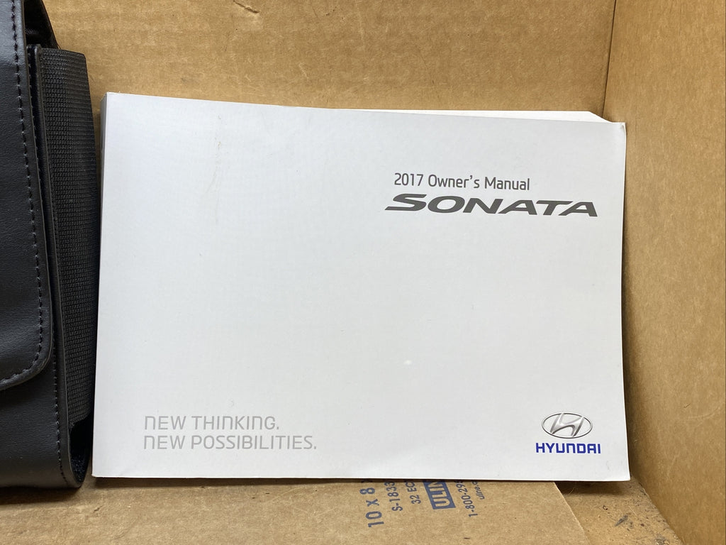 2017 Hyundai Sonata Owner's Owners Owner Manual Book Guide Set Case OEM3